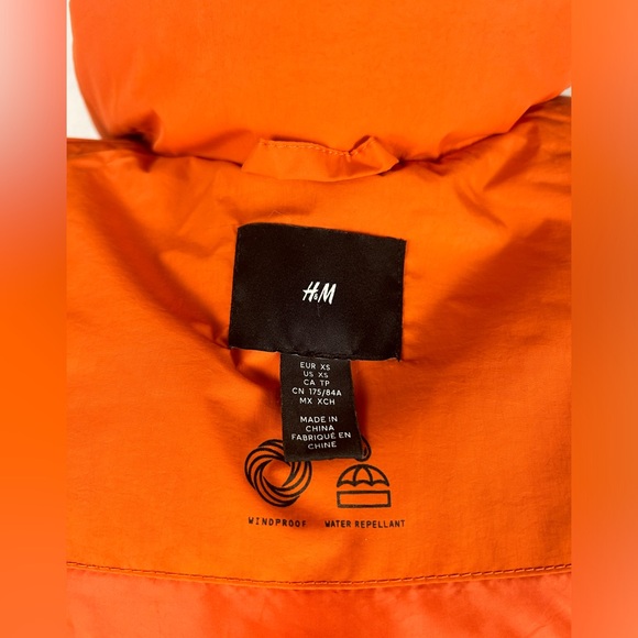 Orange H&M Puffer Vest - Picture 8 of 9